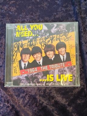 All You Need... Is Live CD - 1964 The Tribute (Yellow Cover) Signed